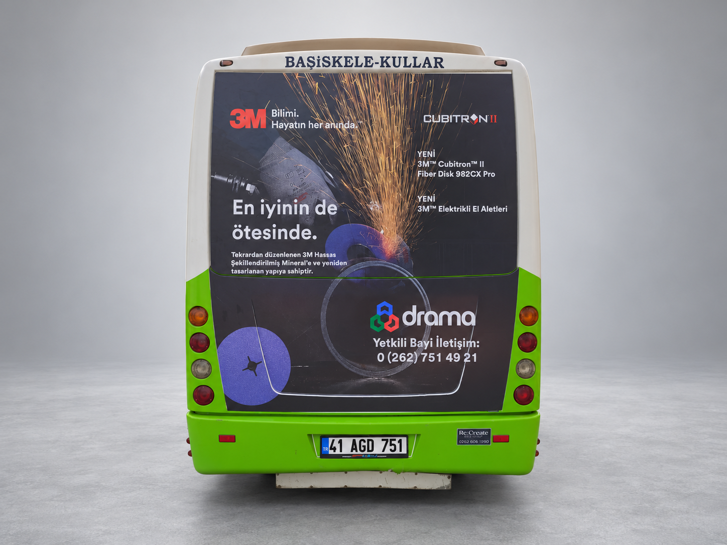 Drama Endüstri — otobüs reklamı