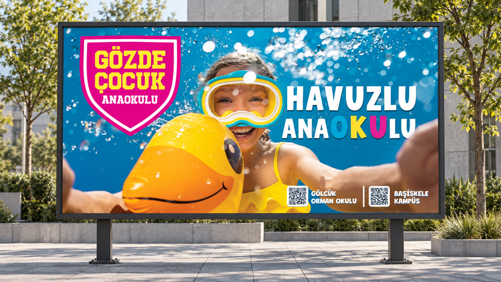 Gözde Çocuk Anaokulu — Billboard çalışması