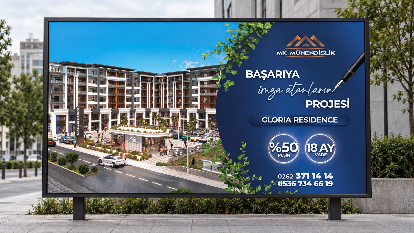 MK Mühendislik — Billboard çalışması